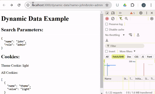 Next.js Dynamic API