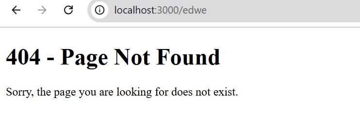 404 error