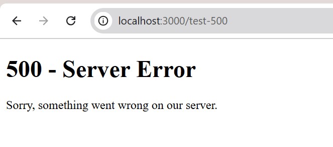 500 error