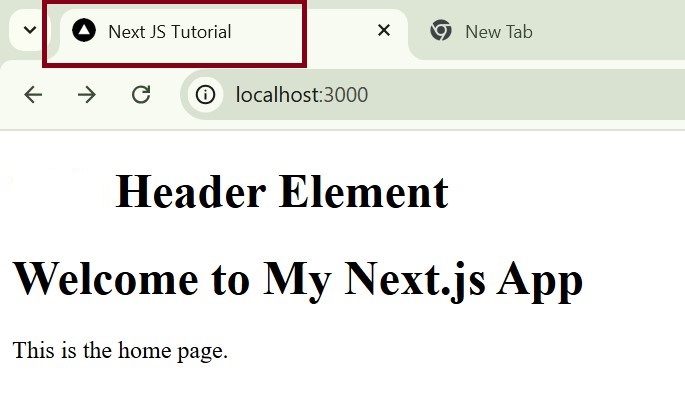 Next.js Static Metadata Layout