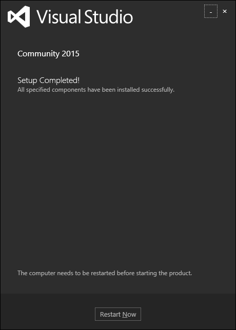 Installation Process Completed