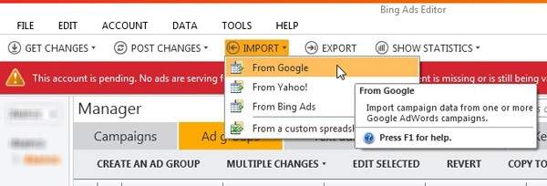 Ads Editor