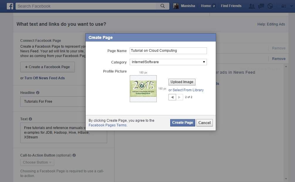 Create Page