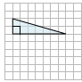 Finding the area of a right triangle on a grid Quiz2