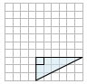 Finding the area of a right triangle on a grid Quiz7