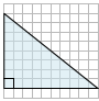 Finding the area of a right triangle on a grid Quiz8