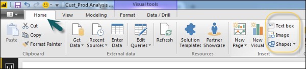 Adding Shapes, Images, and Text box1