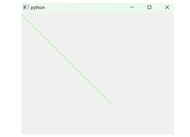 Diagonal Line