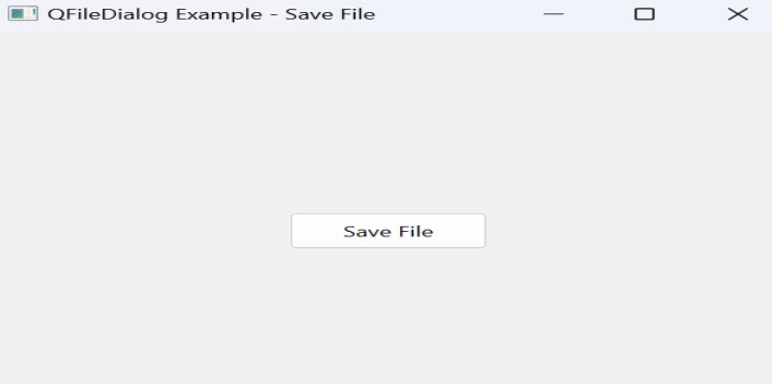 pyqt qfiledialog example 1