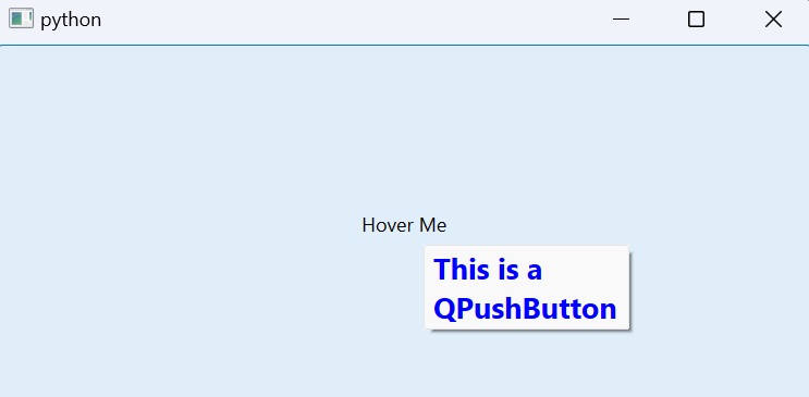 pyqt tooltip example 2