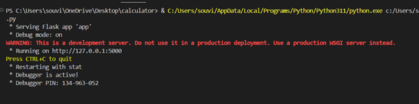 python app