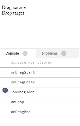 drag source