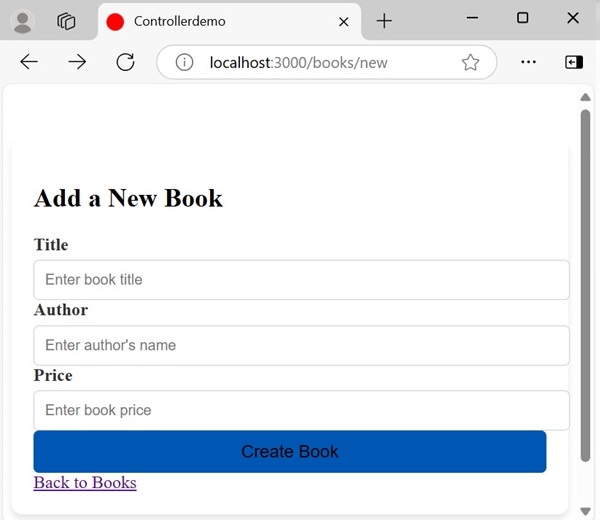 Add New Book