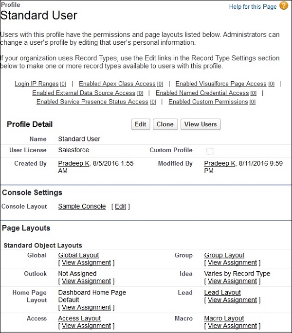 Edit Profile