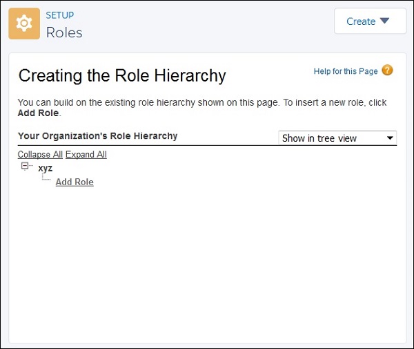 Role Heirarchy 2