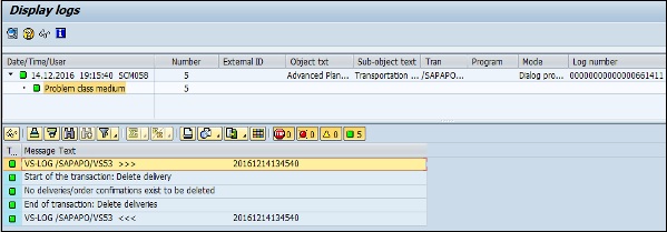 Display Logs