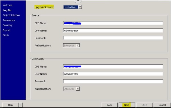 Credentials UMT