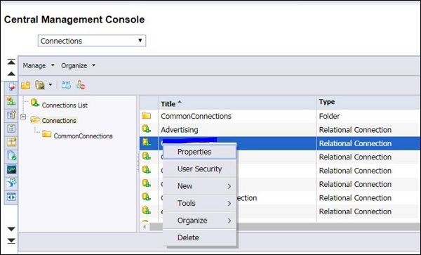 Manage Connections