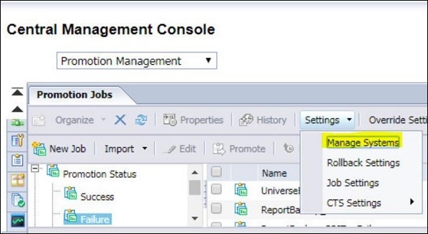 Manage Systems