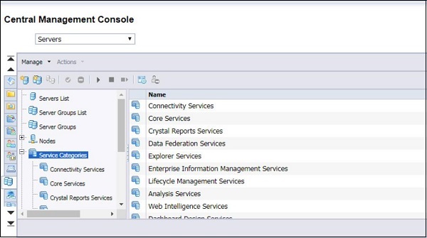 Service Categories