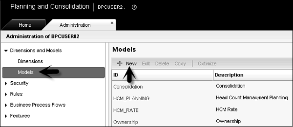 Creating Model