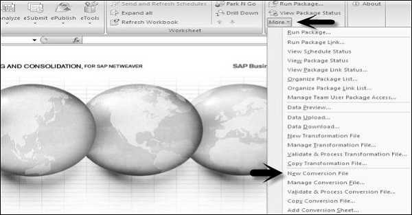 New Conversion File