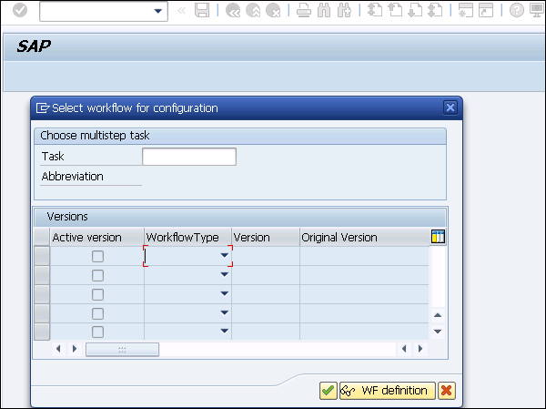 Process Workflow Configuration