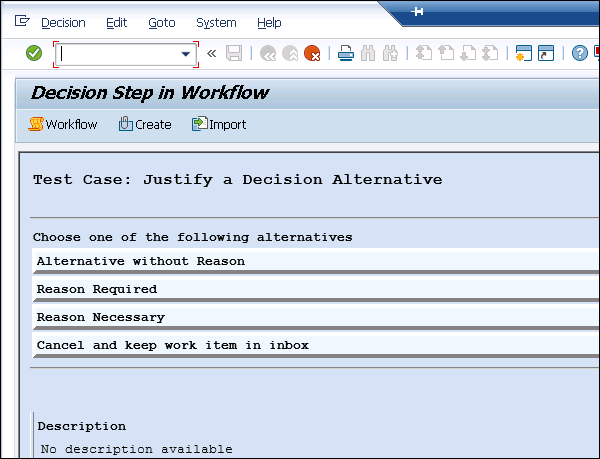Select Workflow