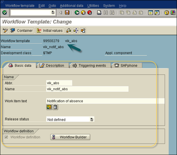 Workflow Template