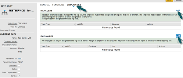 Employee Type Add