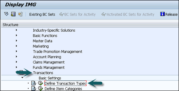 Define Transaction Type