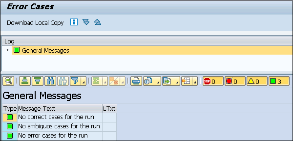 Error Cases