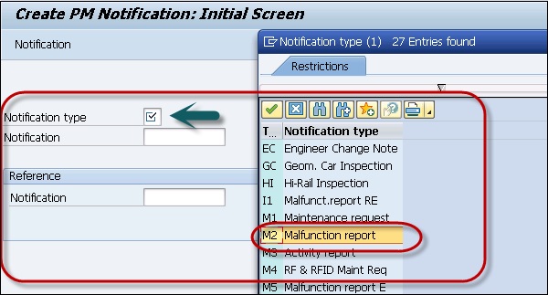 Notification Type