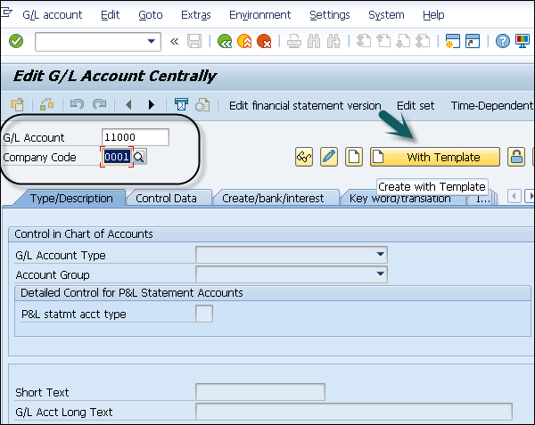Enter Company Code