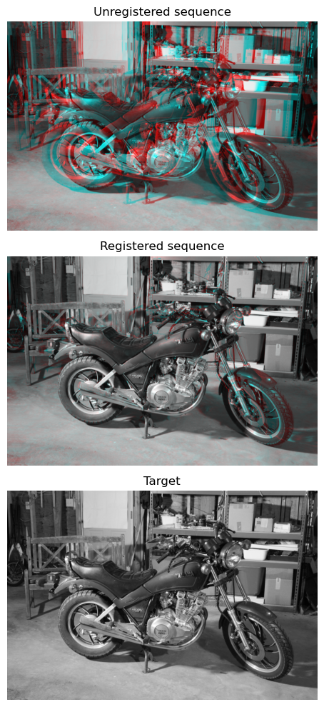registration using optical flow