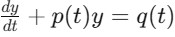 Linear ODE 