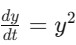 Non Linear ODE