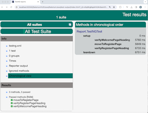 Selenium Reporting Tools 4