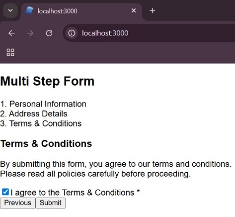 Multi Step 3