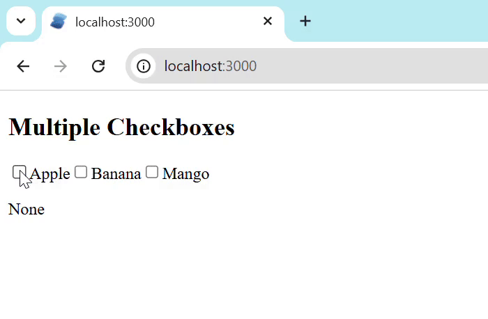 Multiple Checkboxes