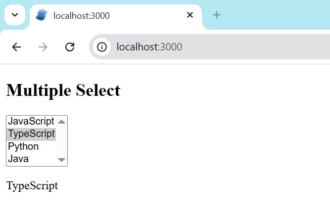 Multiple Select