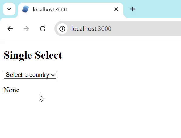 Single Select
