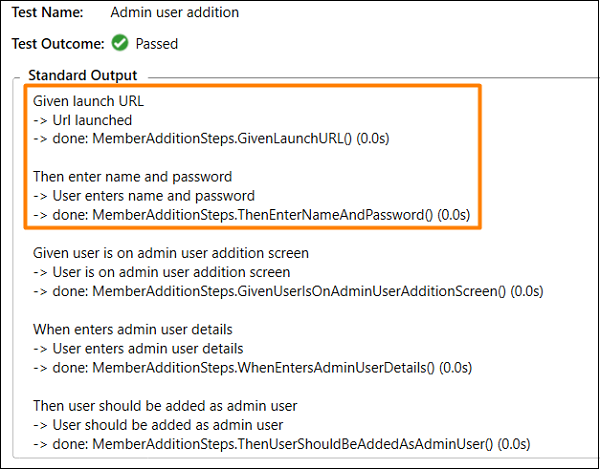 Admin addition