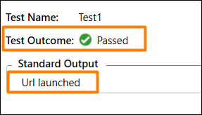Test Outcome