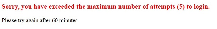 Failed page