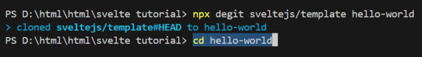 cd command