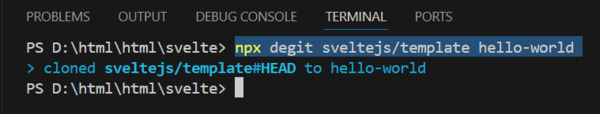 degit command