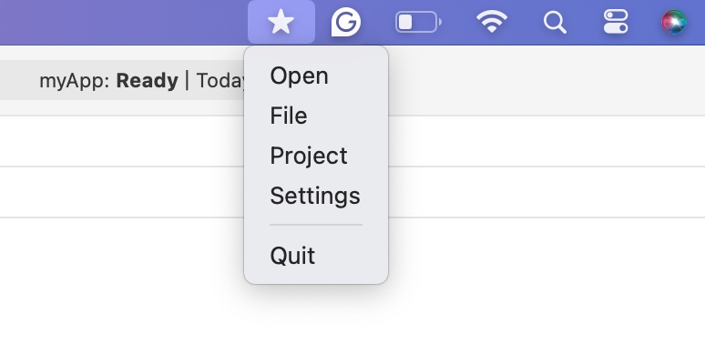 MenuBar