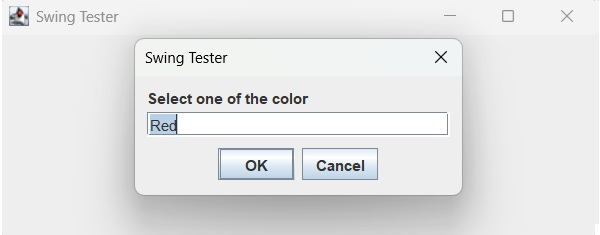 Get user's input from a textbox in a input dialog