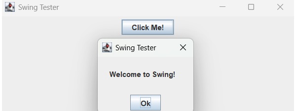 Show modal dialog
